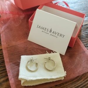 James Avery Sterling Silver Hoop Earrings Small